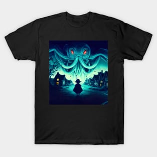 Cthulhu Over the Town T-Shirt